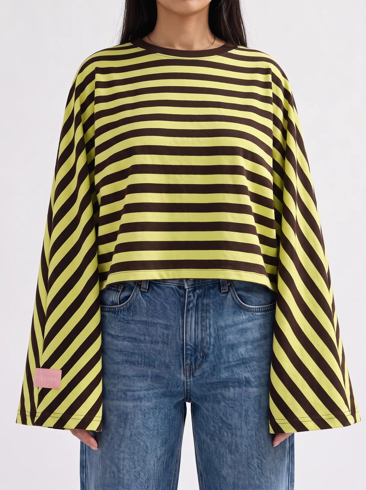 BROWN/BUTTER YELLOW STRIPES