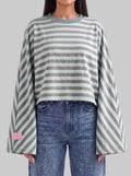 MINT/GRAYISH STRIPES